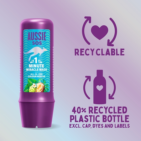 Aussie 1 Minute Miracle Color Rescue Närande mask för färgat hår