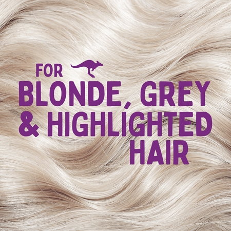 Aussie SOS Blonde & Hydrate ljubičasti šampon za toniranje za plavu kosu
