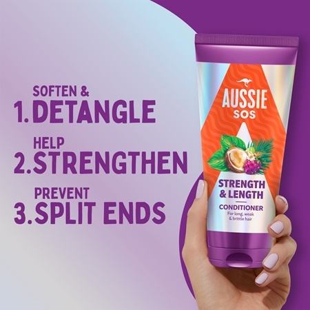 Aussie SOS Strength & Length Stärkande balsam för långt hår