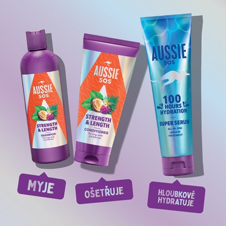 Aussie SOS Strength & Length posilující kondicionér pro dlouhé vlasy