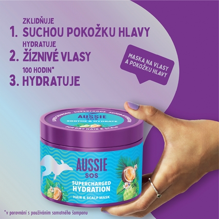 Aussie SOS & Miracle Moist sada pro suché a poškozené vlasy
