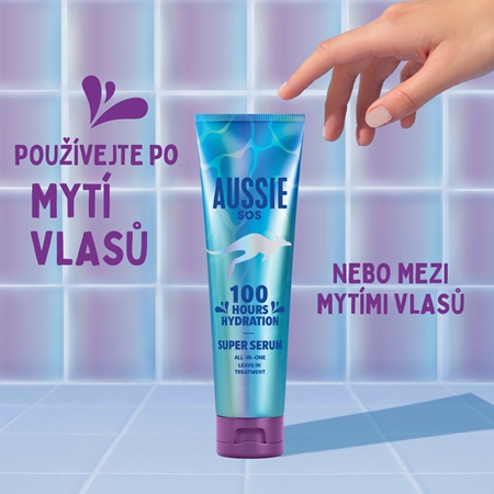 Aussie SOS Super Serum bezoplachové sérum na vlasy