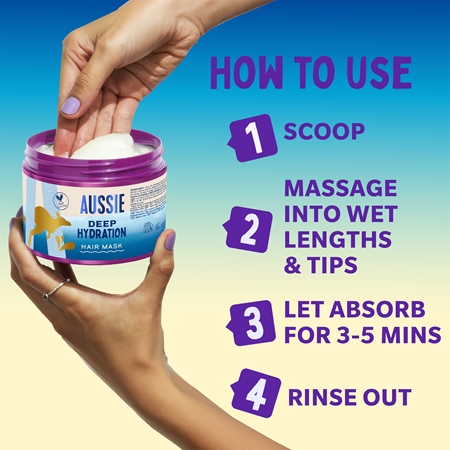 Aussie Deep Hydration Hair Mask Intense Hydrating Mask for dry and damaged hair