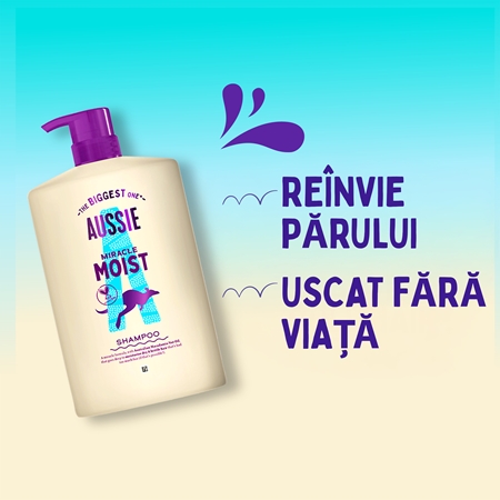 Aussie Miracle Moist set pentru hidratare si stralucire