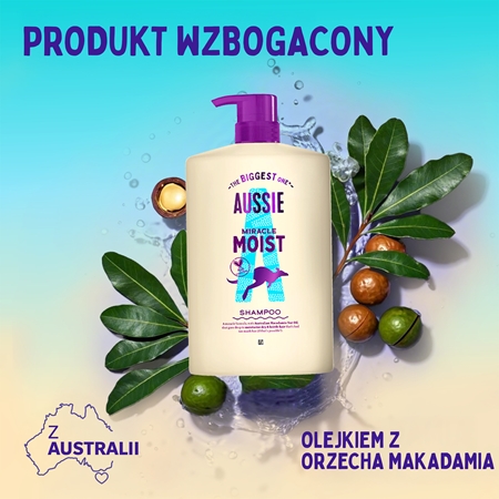 Aussie Miracle Moist zestaw nawilżające i nadające blask