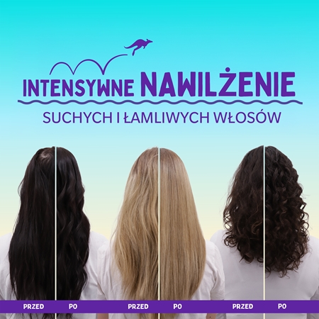 Aussie Miracle Moist zestaw nawilżające i nadające blask