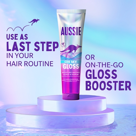 Aussie Oh My Gloss Leave In Serum Leave-in Serum Til hydrering og glans