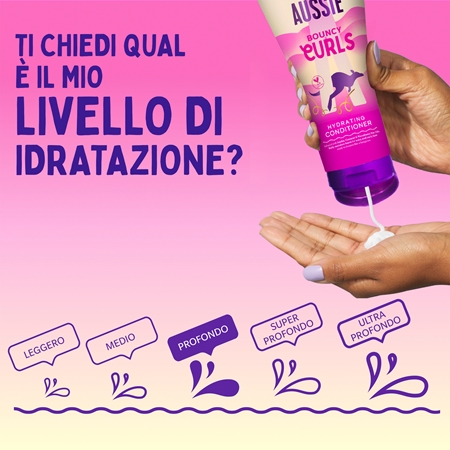Aussie Bouncy Curls balsamo idratante per capelli ricci