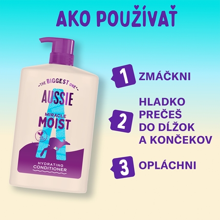 Aussie SOS & Miracle Moist sada pre suché a poškodené vlasy