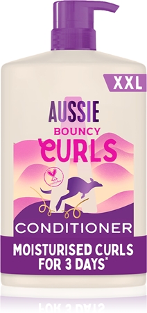 Aussie Bouncy Curls après-shampoing hydratant pour cheveux bouclés