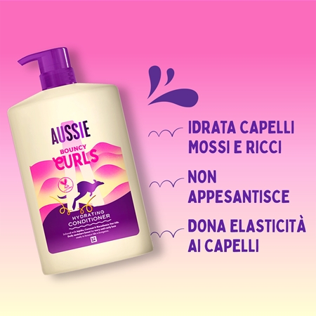 Aussie Bouncy Curls balsamo idratante per capelli ricci
