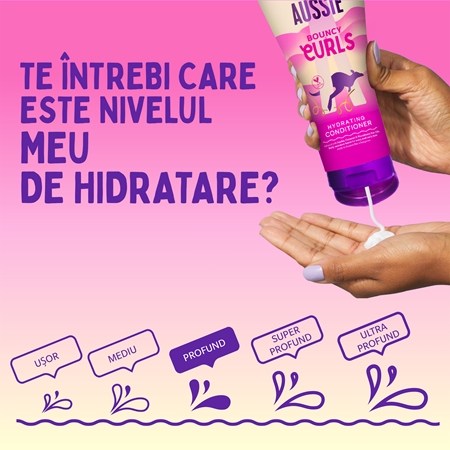 Aussie Bouncy Curls balsam hidratant pentru păr creț