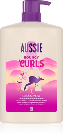 Aussie Bouncy Curls εντατικά ενυδατικό σαμπουάν για σπαστά και σγουρά μαλλιά