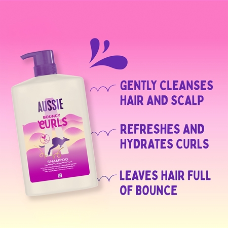 Aussie Bouncy Curls intensely hydrating shampoo for wavy and curly hair