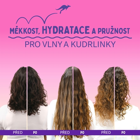 Aussie Bouncy Curls intenzivně hydratační šampon pro vlnité a kudrnaté vlasy