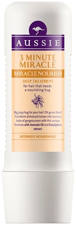 Aussie Miracle Nourish mascarilla nutritiva en tres minutos para cabello