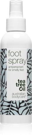 Australian Bodycare Tea Tree Oil Värskendav jalapihusti deodorandi efektiga