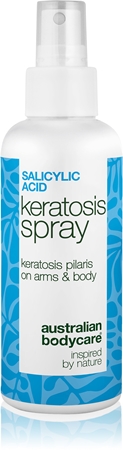 Australian Bodycare Salicylic Acid Keratosis Body Spray to treat blemishes