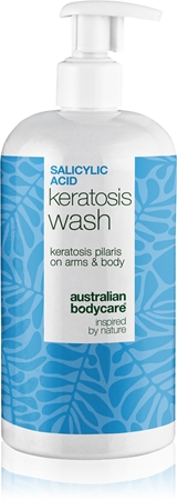 Australian Bodycare Salicylic Acid Keratosis Shower Gel to treat blemishes