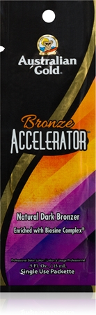 Australian Gold Bronze Accelerator crema abbronzante per solarium con effetto brillante