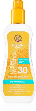 Australian Gold Spray Gel Sunscreen Schützender Spray SPF 30