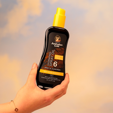 Australian Gold Spray Oil Sunscreen Body Oil Spray to protect from the sun