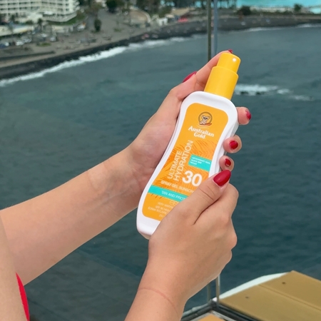 Australian Gold Spray Gel Sunscreen Protective Spray SPF 30