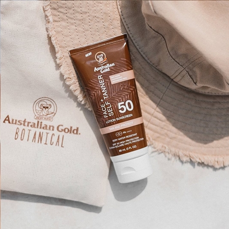 Australian Gold Face + Self Tanner Self-Tanning Face Lotion