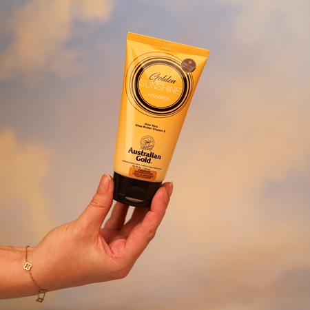 Australian Gold Gold Sunshine Bronzing Lotion for tan enhancement