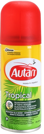 Značka Autan Tropical repelent ve spreji