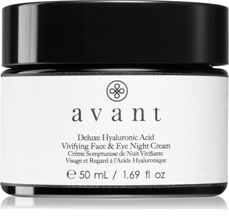 Avant Age Nutri-Revive Deluxe Hyaluronic Acid Vivifying Face & Eye Night Cream crème de nuit hydratante anti-rides visage et yeux