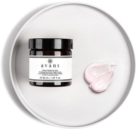 Avant Age Nutri-Revive Deluxe Hyaluronic Acid Vivifying Face & Eye Night Cream crème de nuit hydratante anti-rides visage et yeux