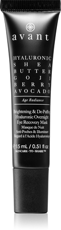 Avant Age Radiance Brightening & De-Puffing Hyaluronic Overnight Eye Recovery Mask masque yeux anti-enflures et anti-cernes pour la nuit