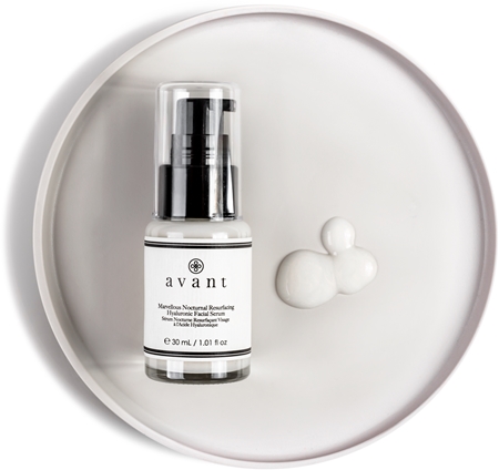 Avant Age Restore Marvellous Nocturnal Resurfacing Hyaluronic Facial Serum sérum de nuit lissage du contour