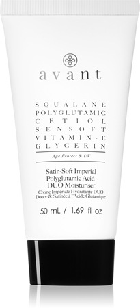 Avant Age Protect & UV Satin-Soft Imperial Polyglutamic Acid DUO Moisturiser Moisturizing Softening Cream with Anti-Ageing Effect