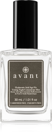 Avant Age Defy+ Hyaluronic Acid Age Fix Toning Night Concentrate Mist meglica za tonizacijo obraza za noč
