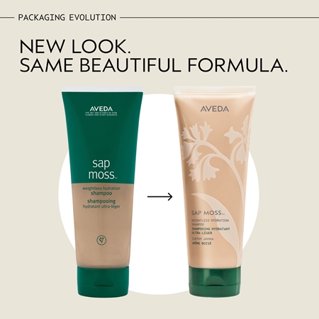 Aveda Sap Moss™ Weightless Hydrating Shampoo ελαφρύ ενυδατικό σαμπουάν για την αντιμετώπιση του κρεπαρίσματος μαλλιών