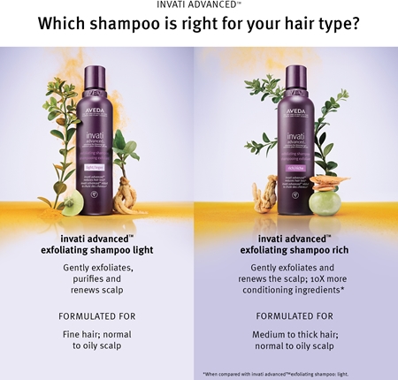 Aveda Invati Advanced™ Exfoliating Rich Shampoo Djupt ren- och klargörande schampo med exfolierande effekt