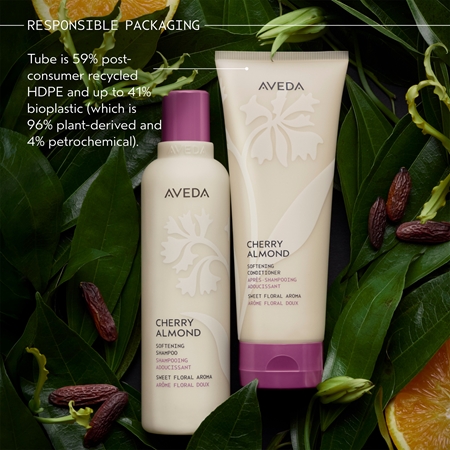 Aveda Cherry Almond Softening Conditioner giliai maitinantis kondicionierius plaukų blizgesiui ir švelnumui užtikrinti