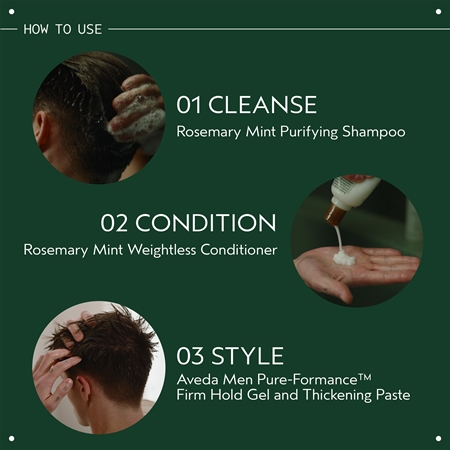 Aveda Rosemary Mint Purifying Shampoo Dziļi attīrošs šampūns spīdumam