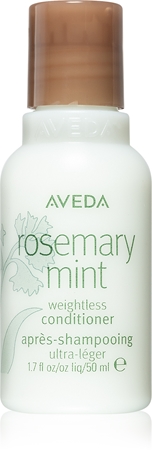 Aveda Rosemary Mint Weightless Conditioner švelnus tausojamasis kondicionierius plaukų blizgesiui ir švelnumui užtikrinti