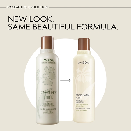 Aveda Rosemary Mint Weightless Conditioner hellävarainen hoitoaine hiusten kiiltoa ja pehmeyttä lisäävä