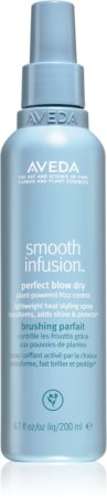 Aveda Smooth Infusion™ Perfect Blow Dry gladilno pršilo za sušenje s sušilcem proti krepastim lasem