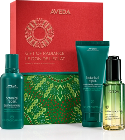 Aveda Holiday Gift of Radiance Botanical Repair™ and Miraculous Oil σετ δώρου για τα μαλλιά