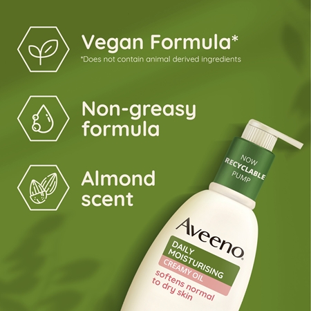 Aveeno Daily Moisturising Softens Dry Skin Mild kroppslotion