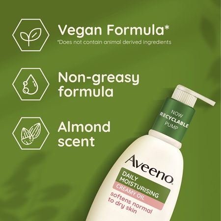Aveeno Daily Moisturising Softens Dry Skin lait doux corps