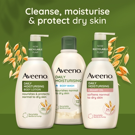 Aveeno Daily Moisturising Softens Dry Skin lait doux corps