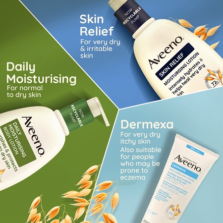 Aveeno Daily Moisturising Softens Dry Skin lait doux corps