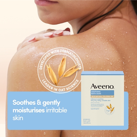 Aveeno Soothing Bath Soak Powder for the bath