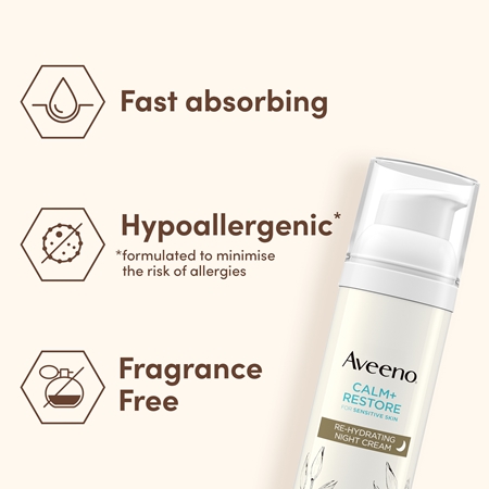Aveeno Calm + Restore hydratační noční krém